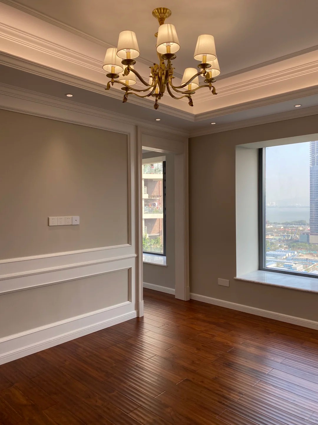 Interior wall surface reference in a finished room